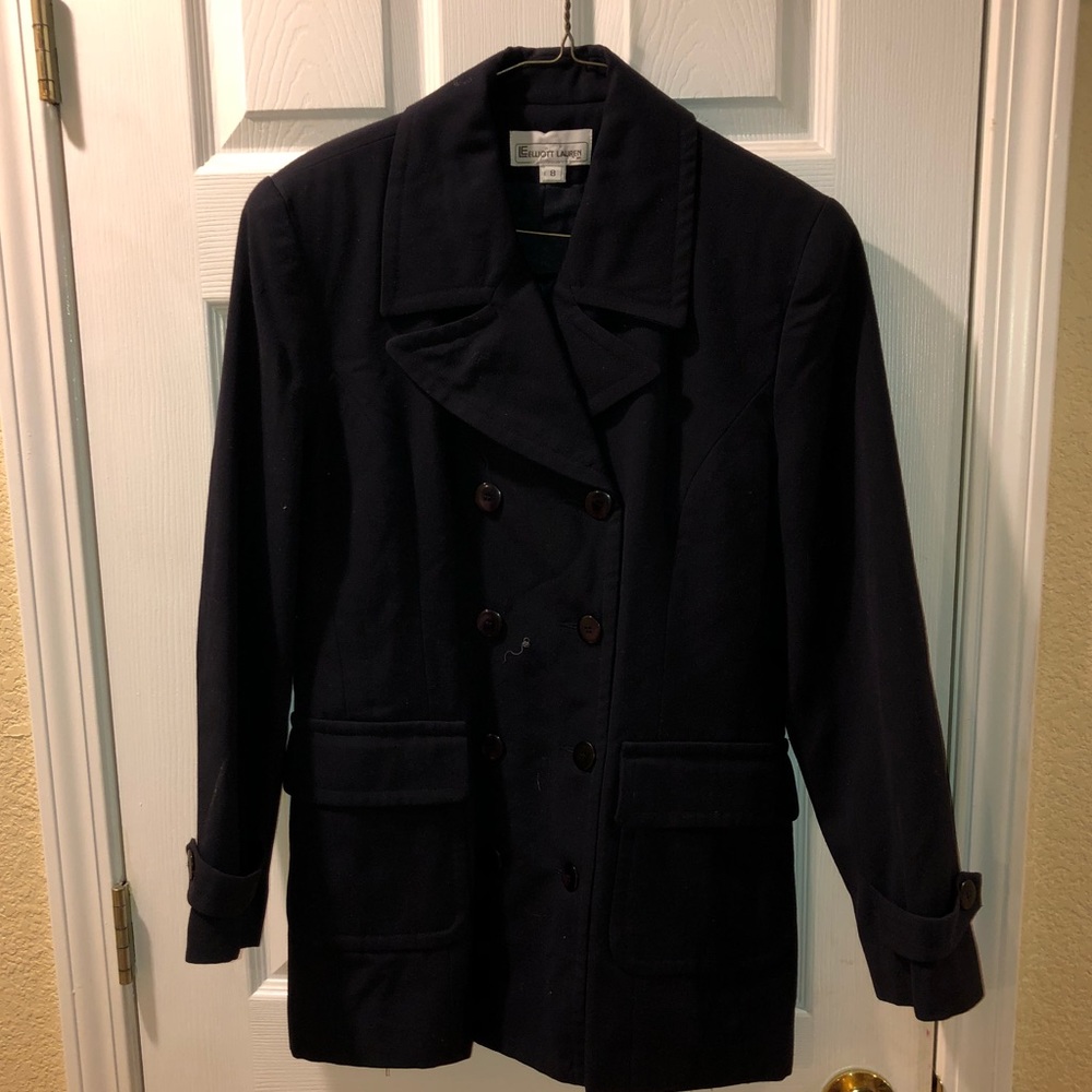 Navy pea coat